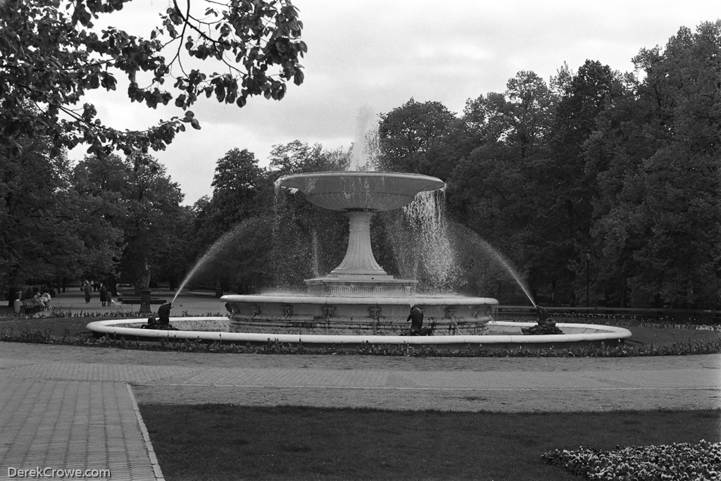 Saxon Gardens Fountain - Warsaw, Poland