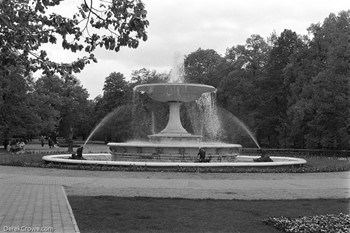 Saxon Gardens Fountain - Warsaw, Poland British Rail