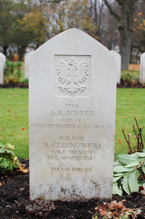Antoni Karol Rosner Polish War Grave