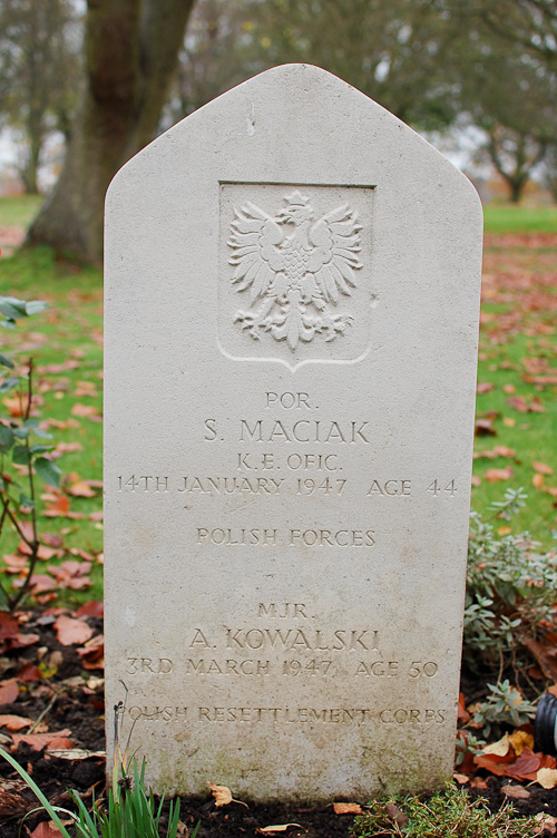 Adam Kowalski Polish War Grave