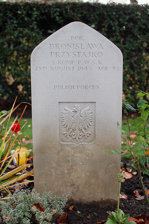 Bronisława Przystajko Polish War Grave