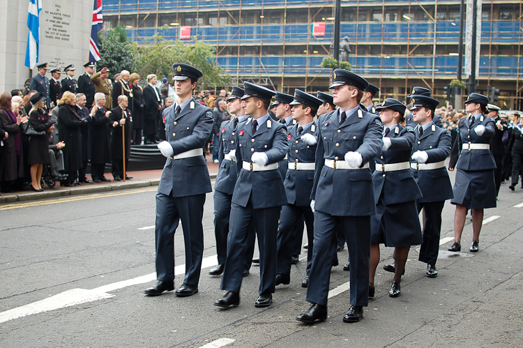 Royal Air Force - Remembrance Sunday Glasgow 2011