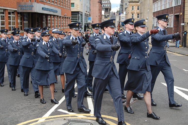 Universities of Glasgow and Strathclyde Air Squadron- Armed Forces Day Glasgow 2012