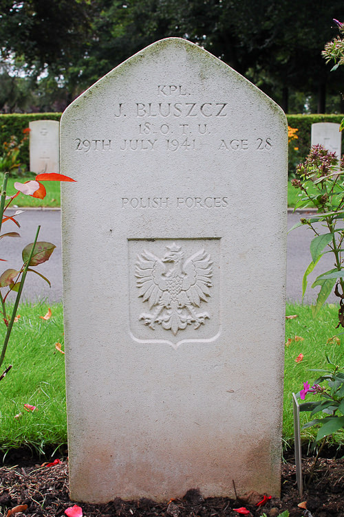 Jerzy Bluszcz Polish War Grave