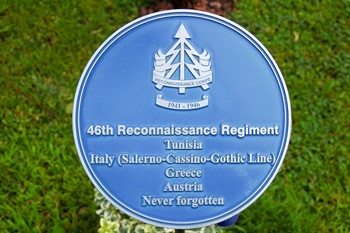46th Reconnaissance Regiment - National Memorial Arboretum