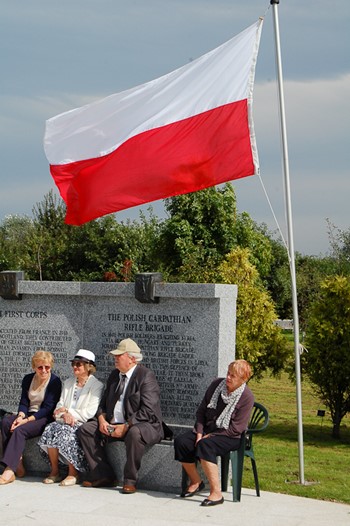 Polish Flag - Polish Armed Forces Memorial 2012