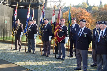 Standard Bearers and Veterans - Seafarers' Service, Glasgow Cathedral 2012