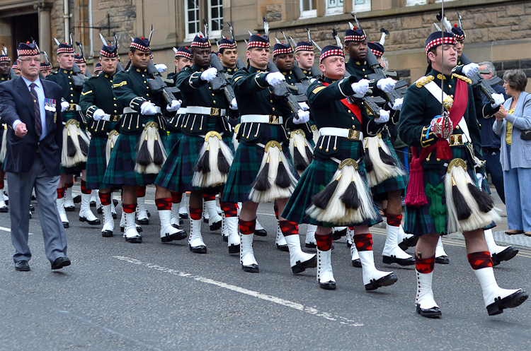 Argyll and Sutherland Highlanders Battalion - Farewell Parade Stirling 2013