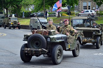 Military Vehicles Parade - Armed Forces Day Stirling 2013