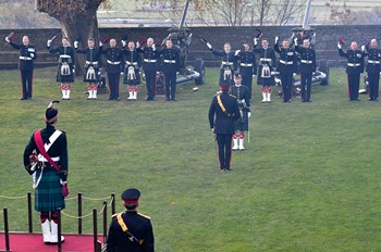 Three Cheers for Prince Charles - 21 Gun Salute at Stirling Castle