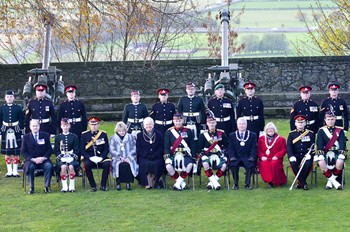 21 Gun Salute at Stirling Castle - Group Photograph