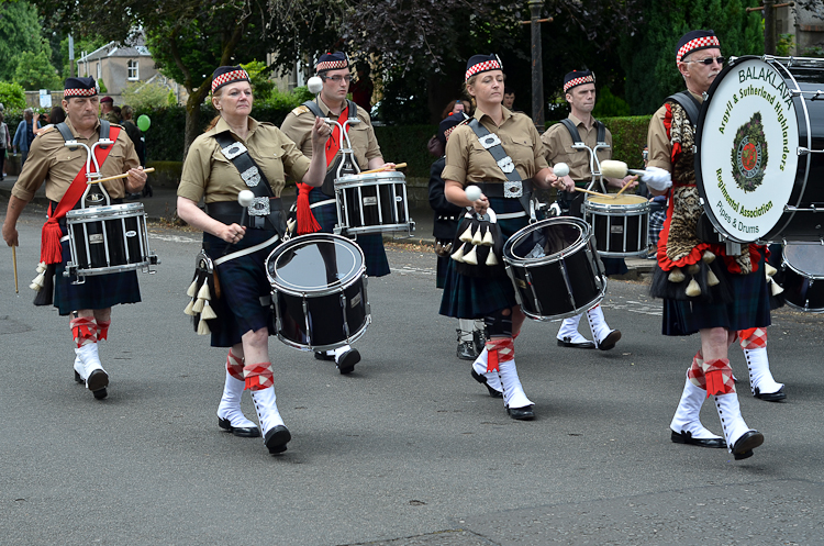 Argyll & Sutherland Highlanders Regimental Association Pipes and Drums - Stirling 2014