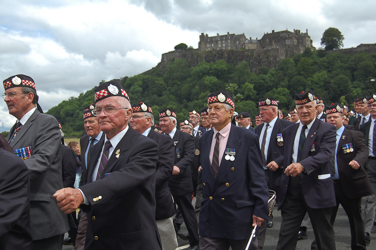 Argyll & Sutherland Highlanders Veterans - Armed Forces Day National Event Stirling 2014