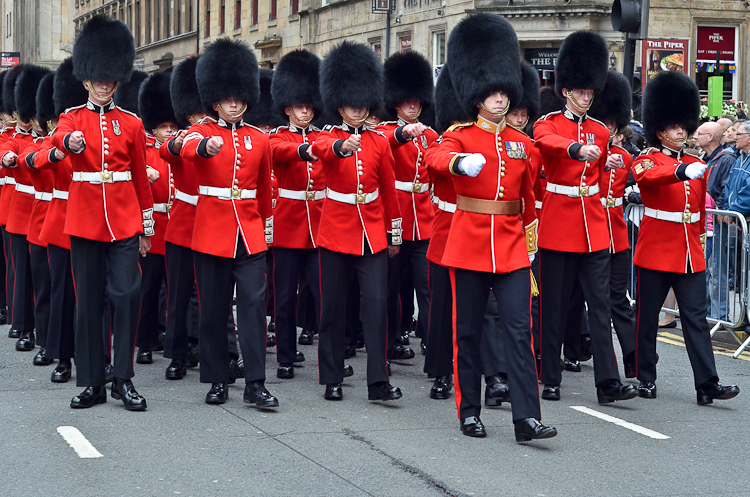 Scots Guards - 1st World War Commonwealth Commemoration Glasgow 2014