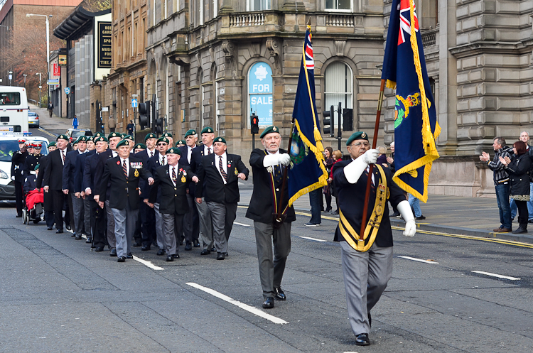 Royal Marine Veterans - Freedom Parade Glasgow 2014
