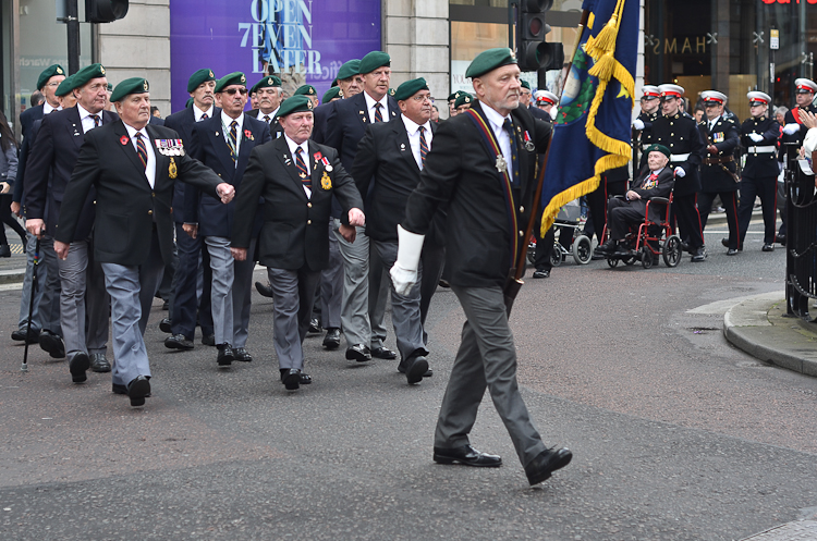 Royal Marine Veterans - Queen Street Glasgow 2014