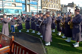 Band of the Royal Regiment of Scotland - Garden of Remembrance Edinburgh 2014
