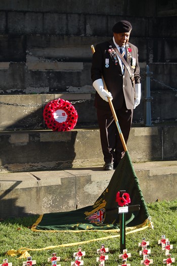 Andy Owens National Malaya and Borneo Veterans Association - Garden of Remembrance Edinburgh 2014