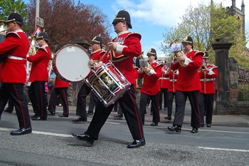 Band of the King&#39;s Division Maryport Freedom Parade 2015