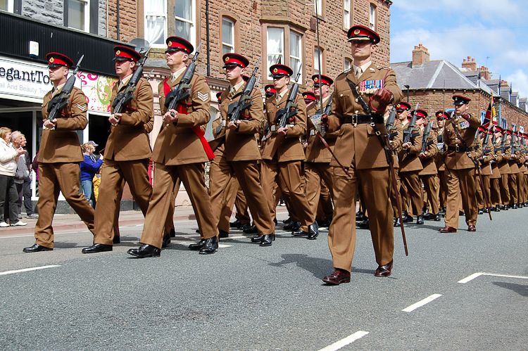 Duke of Lancaster's Regiment Curzon Street Maryport 2015