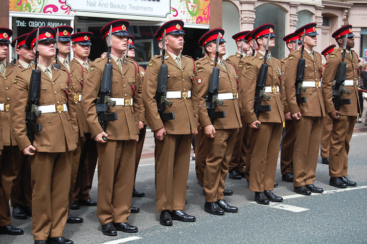 Soldiers Duke of Lancaster's Regiment - Maryport 2015