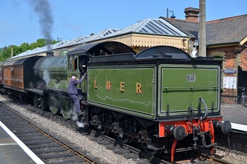 Steam Engine LNER B12 8572 - North Norfolk Railway