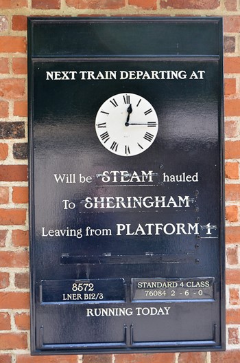 Holt to Sheringham - North Norfolk Railway