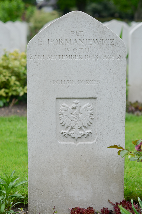 Edmund Formaniewicz Polish War Grave