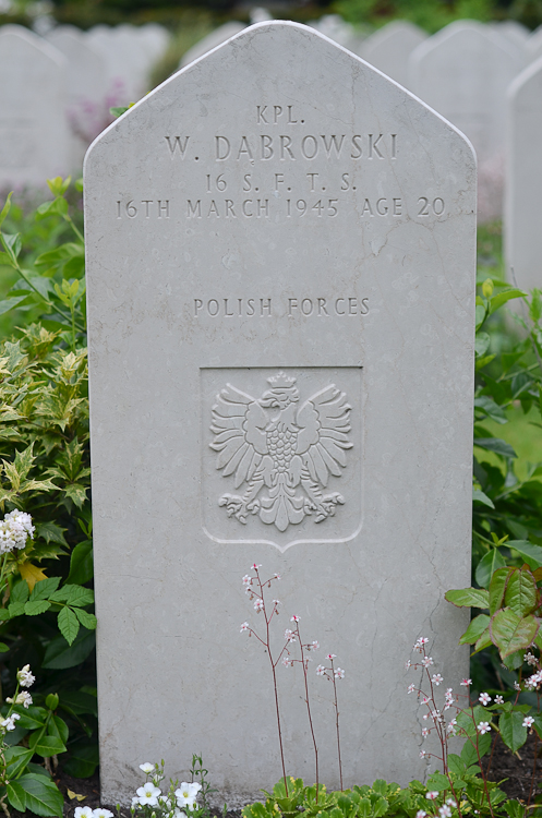 Waclaw Dabrowski Polish War Grave