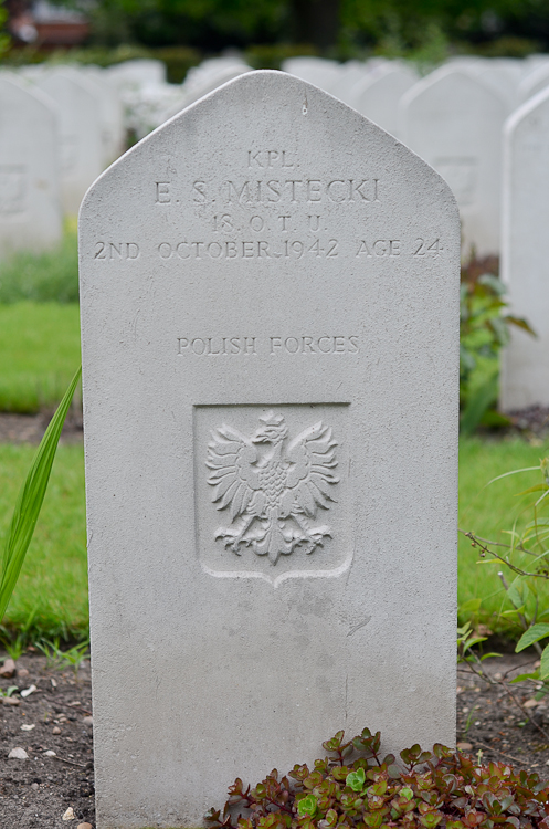 Edmond Stan Mistecki Polish War Grave