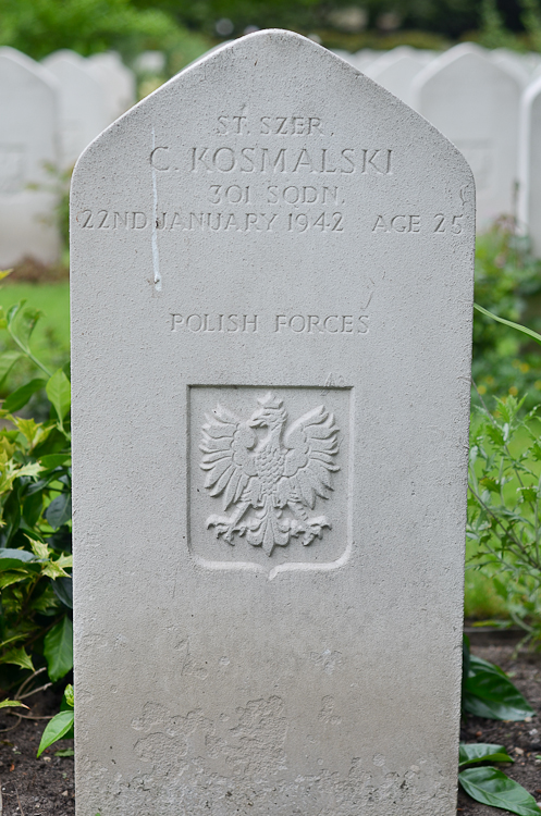 Czeslaw Kosmalski Polish War Grave