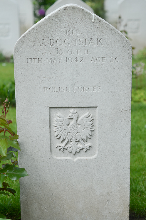 Jozef Bogusiak Polish War Grave
