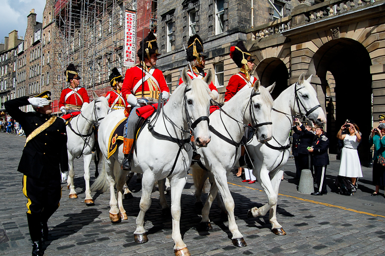 Mounted Troop Greys Royal Scots Dragoon Guards Edinburgh 2015