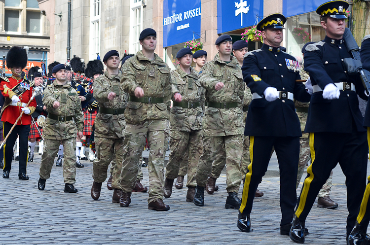 Royal Scots Dragoon Guards Battle of Waterloo Edinburgh 2015