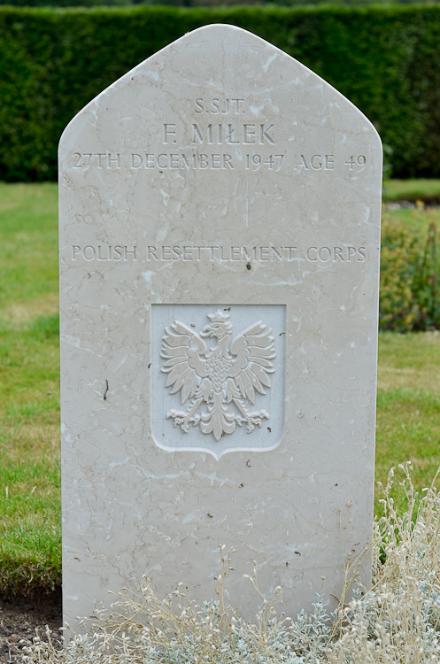 Franciszek Milek Polish War Grave