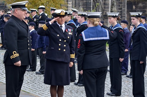 Sea Cadets Inspection - Seafarers Service at Glasgow Cathedral 2015