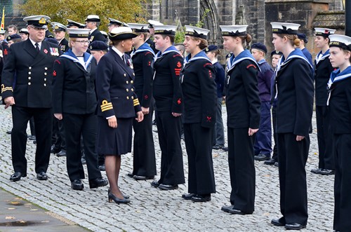 Inspection of Sea Cadets - Seafarers Service Glasgow Cathedral 2015