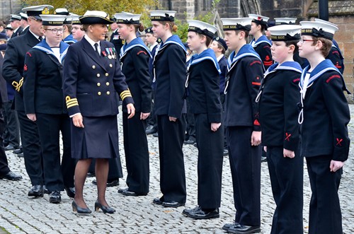 Sea Cadets on Parade - Seafarers Service at Glasgow Cathedral 2015