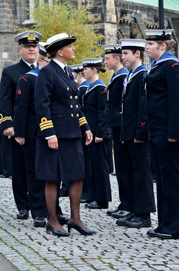 Commander Lesley Stephen RNR - Seafarers Service Glasgow Cathedral 2015