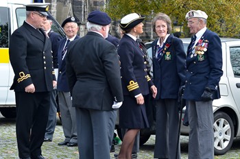 William (Bill) Bannerman Royal Navy Veteran - Seafarers Service at Glasgow Cathedral 2015