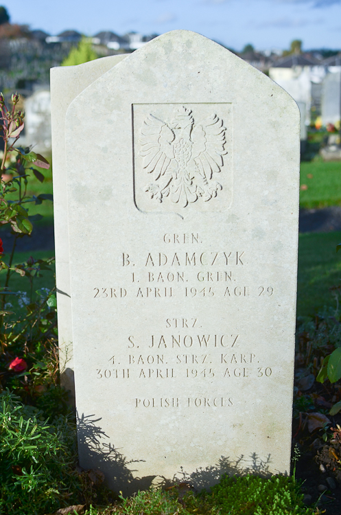 Bolesław Adamczyk Polish War Grave