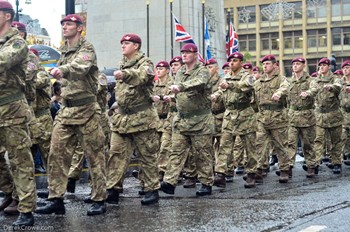 Parachute Regiment - Remembrance Sunday Glasgow 2015