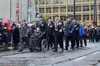 Royal Artillery Association - Remembrance Sunday Glasgow 2015
