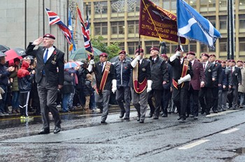 Parachute Regiment Association - Remembrance Sunday Glasgow 2015