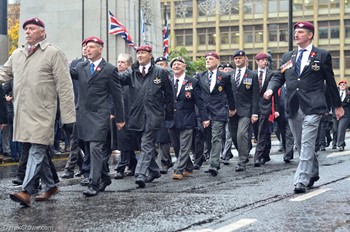 Airborne Veterans - Remembrance Sunday Glasgow 2015