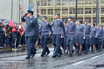 Air Cadets - Remembrance Sunday Glasgow 2015