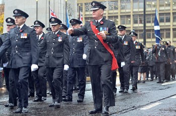 Fire and Rescue Service - Remembrance Sunday Glasgow 2015