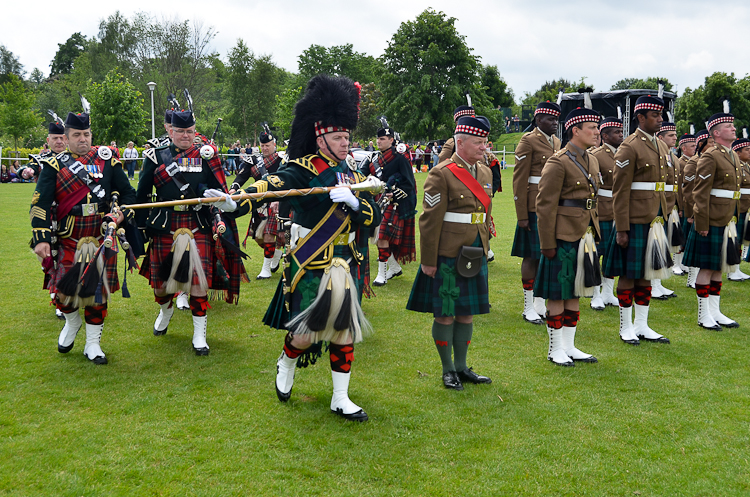 7 Scots Pipes and Drums - Stirling Military Show 2016 Main Arena