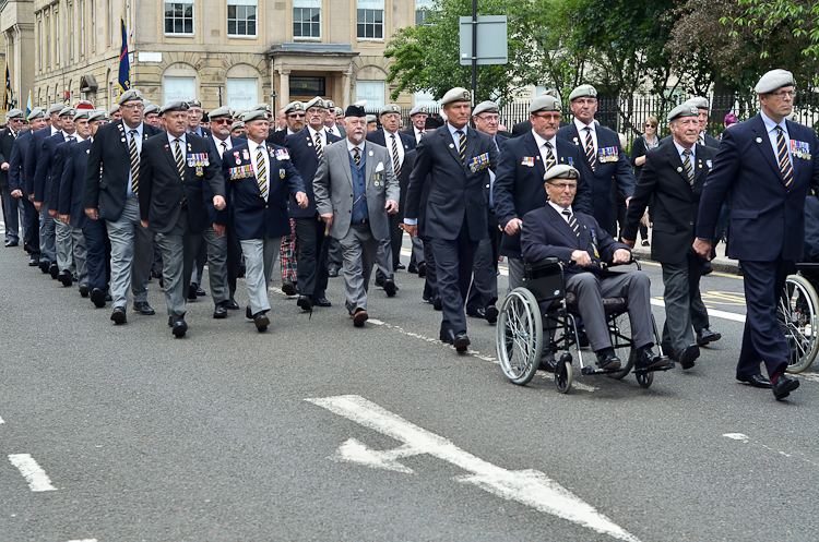 Royal Scots Dragoon Guards Veterans - Armed Forces Day Glasgow 2016