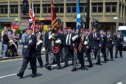 Parachute Regiment Veterans - Armed Forces Day Glasgow 2016